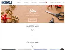 Tablet Screenshot of mydesigns4u.com